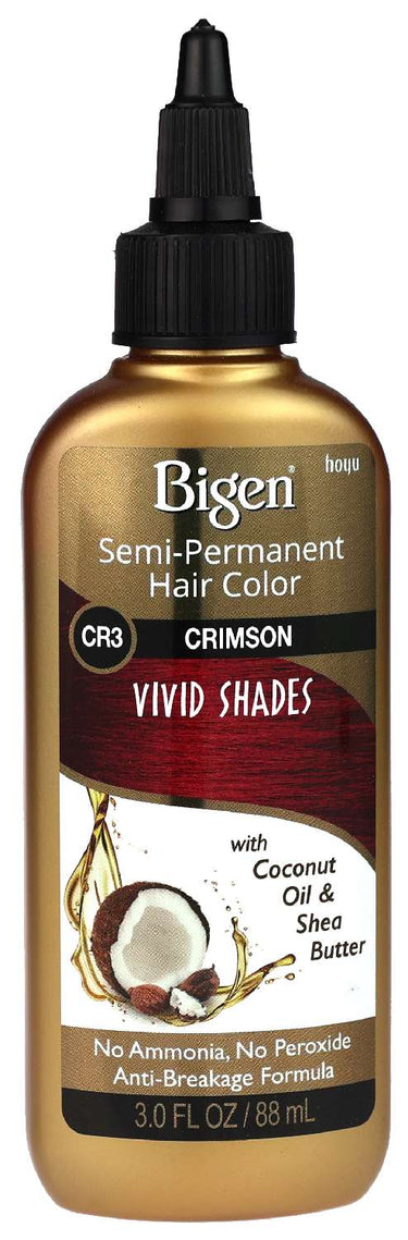 Bigen Vivid Shades Semi-Permanent Hair Color – CR3 Crimson – 3 fl oz - ANNS BEAUTY SUPPLY